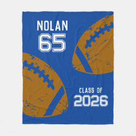 Custom Football Senior Player Class Fleecedecke