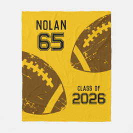 Custom Football Senior Player Class Fleecedecke