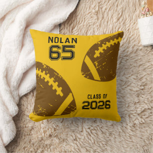 Custom Football Senior Player Class Kissen