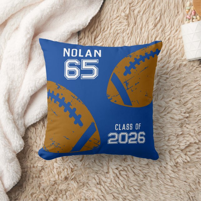 Custom Football Senior Player Class Kissen (Decke)