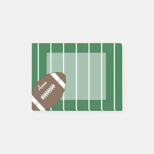 Custom Football Sports Notes - Notepad-Geschenk Post-it Klebezettel (Vorderseite)