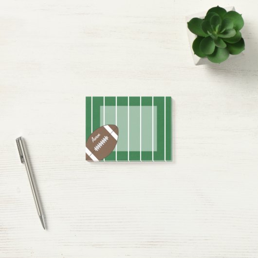 Custom Football Sports Notes - Notepad-Geschenk Post-it Klebezettel (Büro)