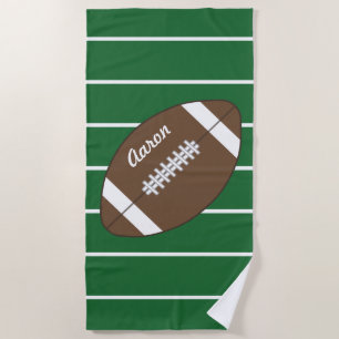 Custom Football Sports Pool Beach Handtuchgeschenk Strandtuch