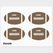 Custom Football Stickers (Blatt)