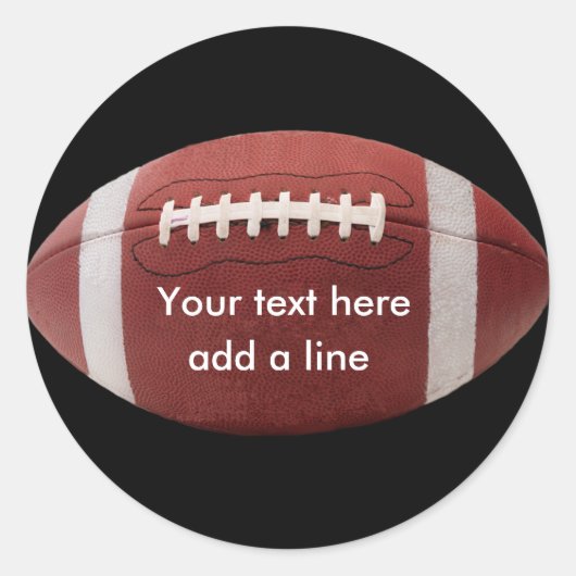 Custom Football Stickers (Vorderseite)