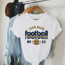 Custom Football Team Blue and Brown Women's
