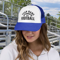 Custom Football Team Name Royal Blue