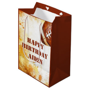 Custom Football Theme Party Mittlere Geschenktüte