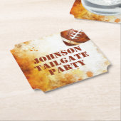 Custom Football Theme Party Untersetzer (angewinkelt)