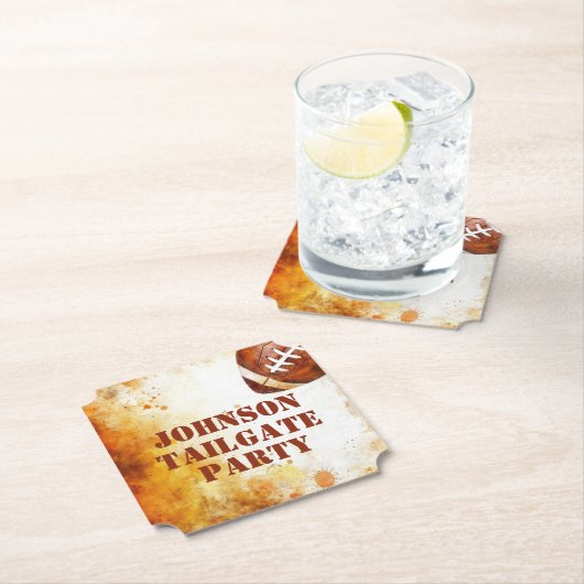 Custom Football Theme Party Untersetzer (Vor Ort)