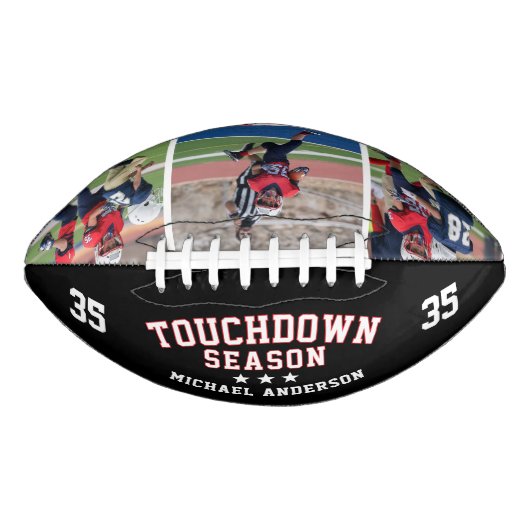 Custom Football Touchdown Foto Collage (Vorderseite)