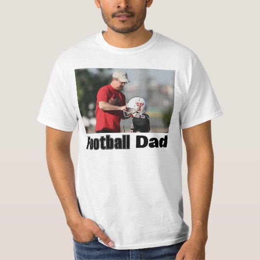 Custom Football Vater T - Shirt (Vorderseite)