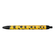 Custom Football Yellow Pen with Black Ink