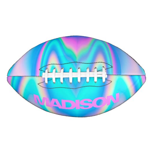 Custom Footballs Holographic Girly Unicorn (Vorderseite)