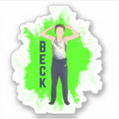 Custom for Emily Richter - Beck Aufkleber (Vorderseite)