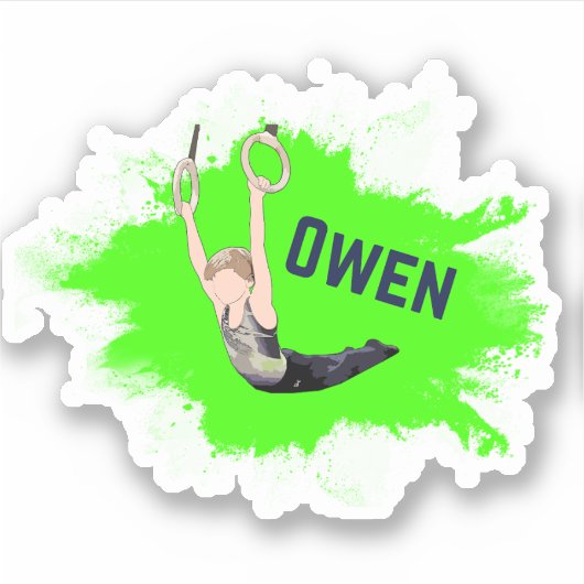 Custom for Emily Richter - Owen Aufkleber (Vorderseite)