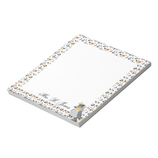 Custom For The Birds Notizblock (Rotiert)