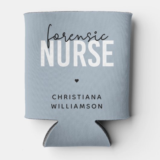Custom Forensic Nurse | Geschenke für Kriminaltech Dosenkühler (Vorderseite)