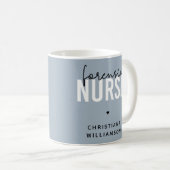 Custom Forensic Nurse | Geschenke für Kriminaltech Kaffeetasse (VorderseiteRechts)