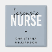 Custom Forensic Nurse | Geschenke für Kriminaltech Magnet (Vorne)