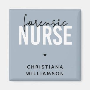 Custom Forensic Nurse Geschenke für Kriminaltech Magnet