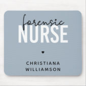 Custom Forensic Nurse | Geschenke für Kriminaltech Mousepad (Vorne)