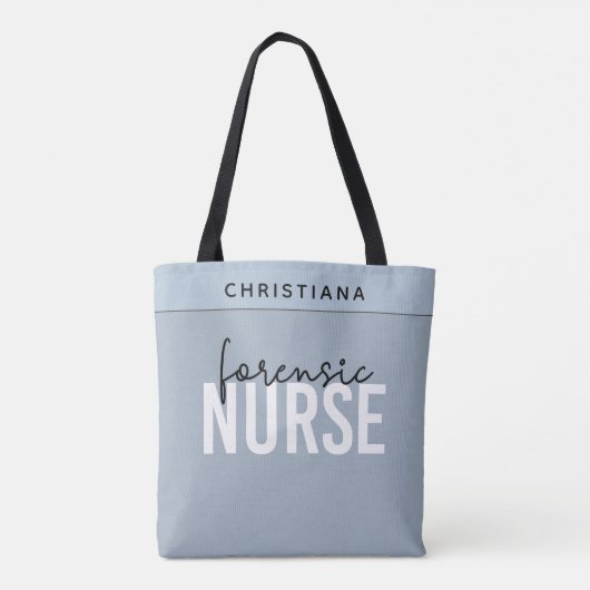 Custom Forensic Nurse | Geschenke für Kriminaltech Tasche (Rückseite)