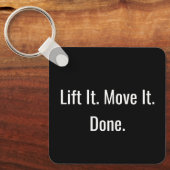 Custom Forklift Driver Keychain Gift Schlüsselanhänger (Vorderseite)