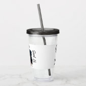 Custom Foto 16. Happy Geburtstag Personalisiert Acryltrinkbecher (Links)