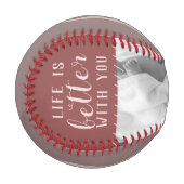 Custom Foto #1 Vater Baseball (Vorderseite Links)