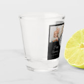 Custom Foto 25-jähriges Shot Glass Schnapsglas (Links)