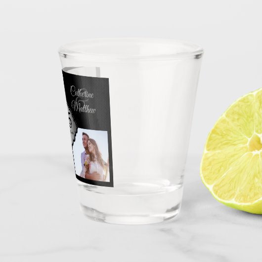 Custom Foto 25-jähriges Shot Glass Schnapsglas (Rechts)
