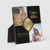 Custom Foto 50 Jahre Jubiläum Plaque Fotoplatte (Vorderseite)