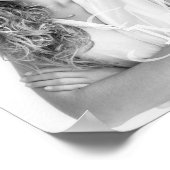 Custom Foto Abschluss der Monogram Class Year Poster (Ecke)