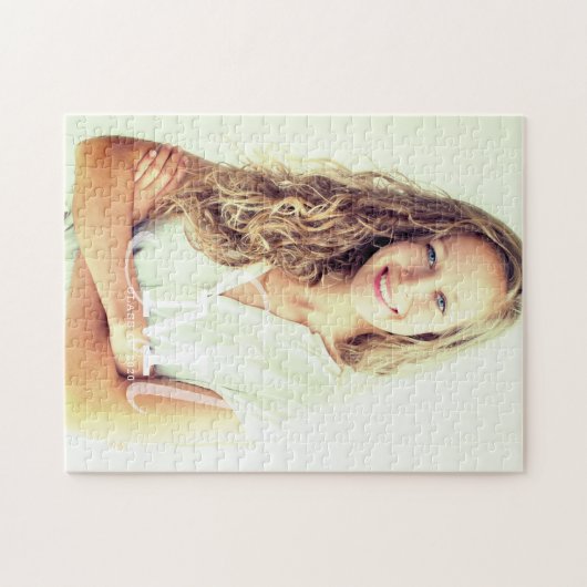 Custom Foto Abschluss der Monogram Class Year Puzzle (Horizontal)