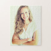 Custom Foto Abschluss der Monogram Class Year Puzzle (Vertikal)