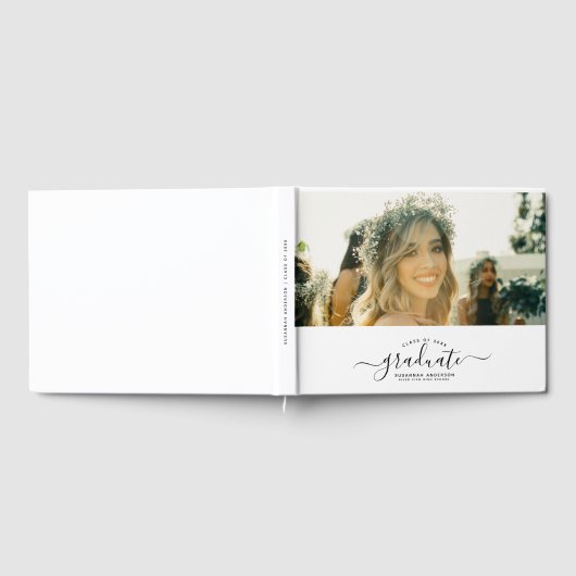 Custom Foto Abschluss Moderne Skriptentwicklung Gästebuch (Voll)