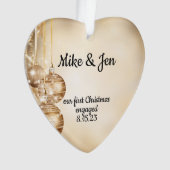 Custom Foto Acrylic Weihnachtsdekoration Ornament (Vorderseite)