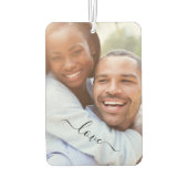 Custom Foto Air Freshener Ihre Liebe Fotos Geschen Autolufterfrischer (Rückseite)