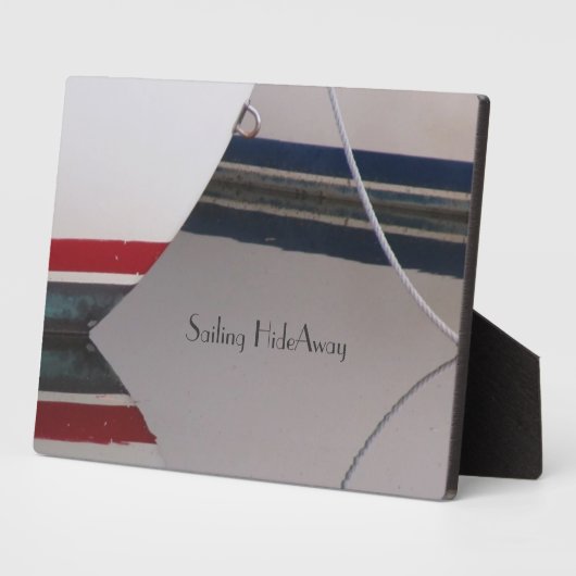 Custom Foto Art Plaque w Easel Fotoplatte (Seite)