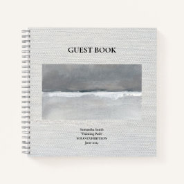 Custom Foto Art Show Ausstellung Gästebuch Notizblock