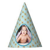 Custom Foto Avocado Pattern Partyhütchen (Vorderseite)