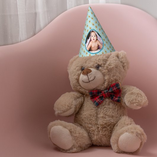 Custom Foto Avocado Pattern Partyhütchen