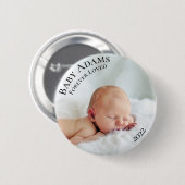 Custom Foto Baby Beerdigung für immer geliebt Button (Vorne & Hinten)