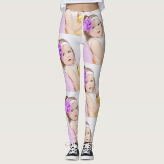 Custom Foto Baby Girl Leggings