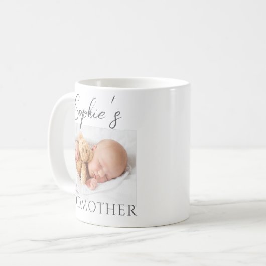 Custom Foto Baby Godmutter Tasse (Vorderseite Links)