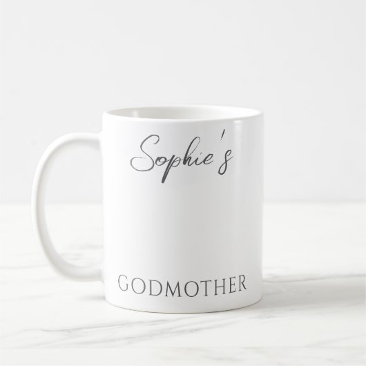 Custom Foto Baby Godmutter Tasse (Links)