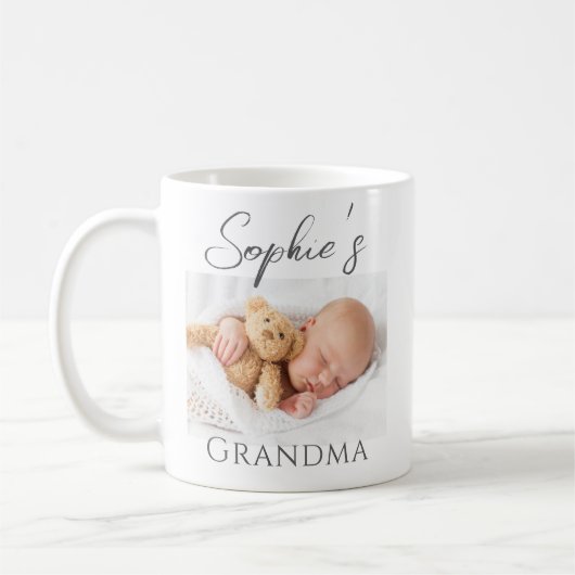 Custom Foto Baby Oma Tasse (Links)