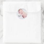 Custom Foto Baby Runder Aufkleber (Tasche)