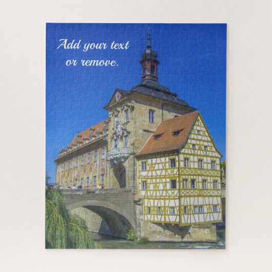 Custom Foto, Bamberg Town Hall, Bayern, Deutschlan Puzzle (Vertikal)